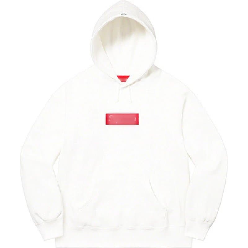 Supreme Box Logo Hooded Sweatshirt Classic Box Logo — 白色（21款）