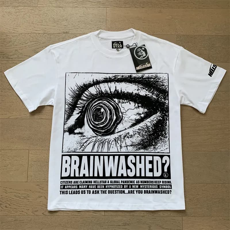 Hellstar Brainwashed Tee Eye Graphic Print
