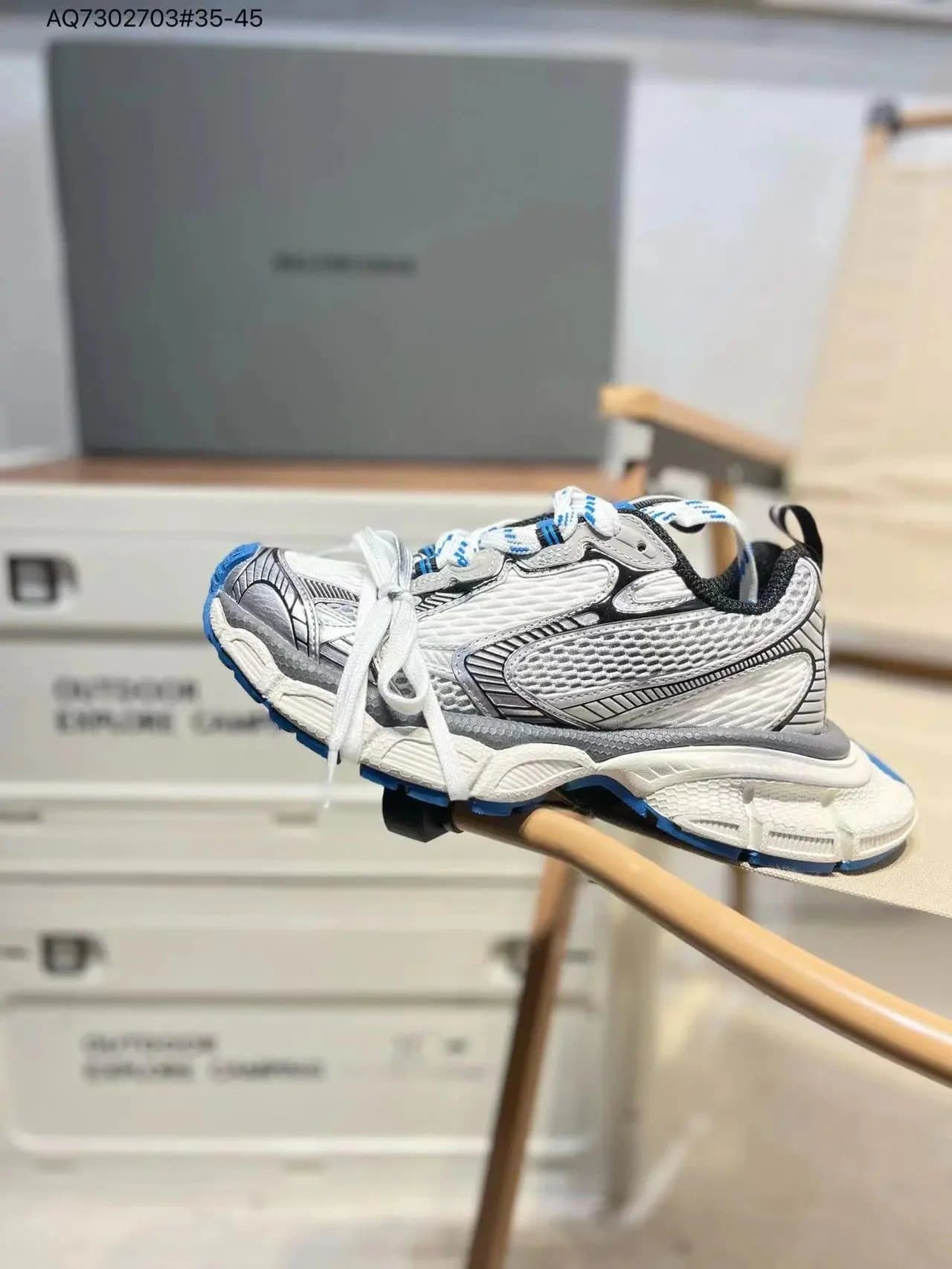 Balenciaga Triple S Black Silver — 13