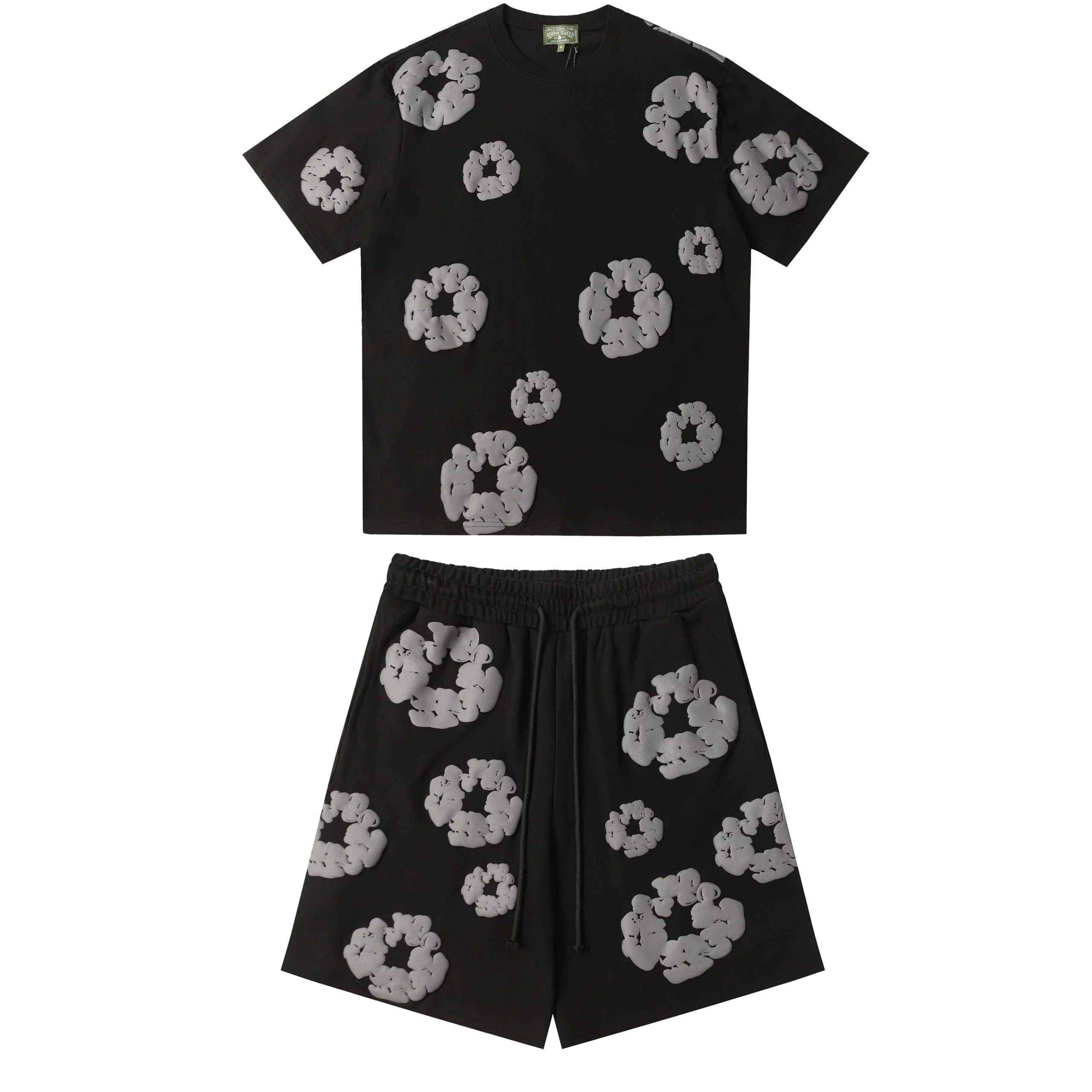 Travis Scott Shorts & Tee Set Graffiti Logo — 35