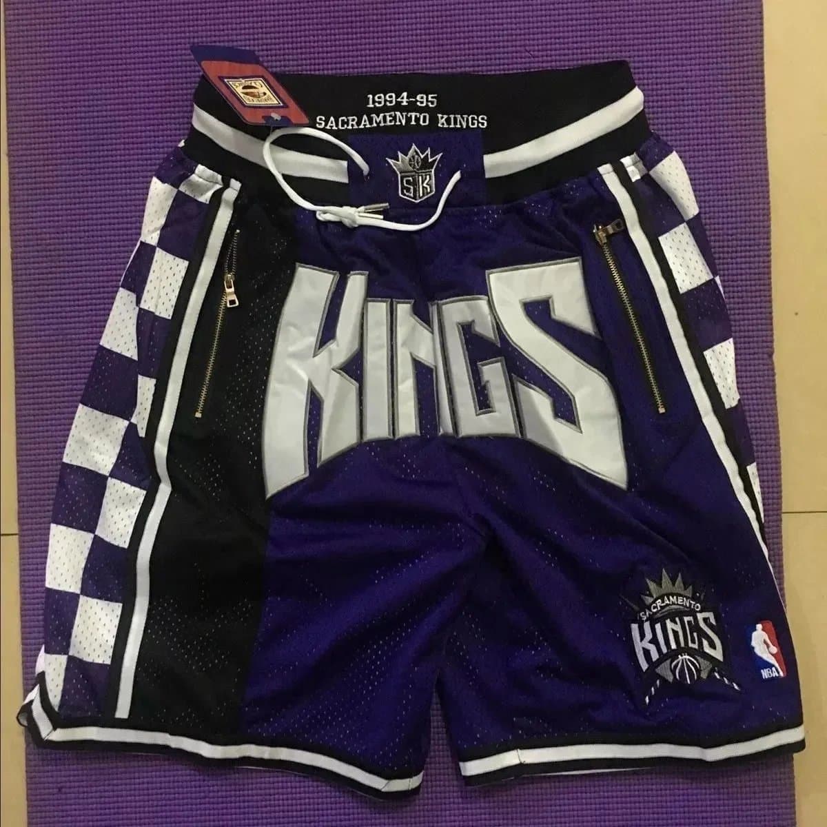 NBA Sacramento Kings Shorts 1994-95 Throwback