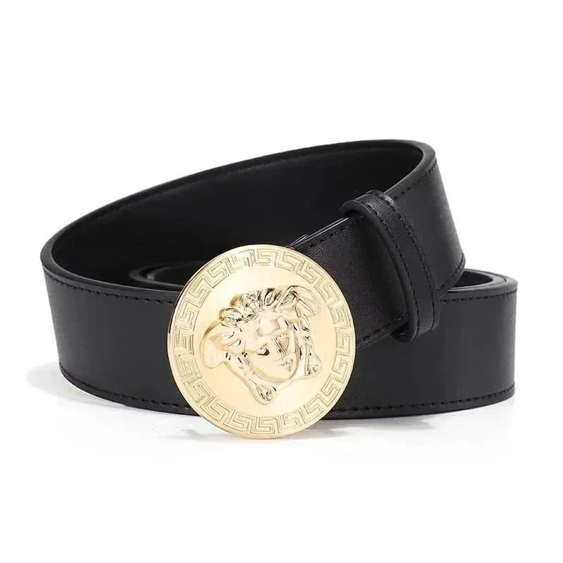 Versace Medusa Belt Gold Medusa Buckle