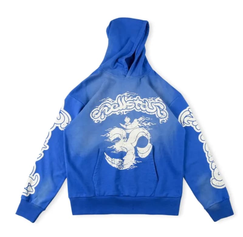 Hellstar Oversized Hoodie Om Symbol Print