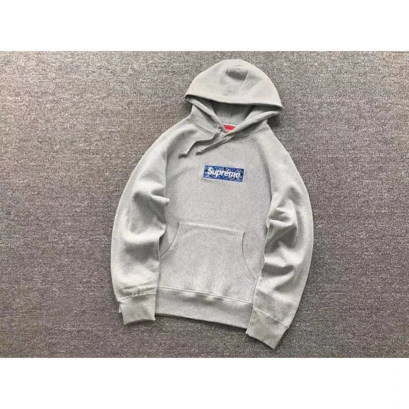 Supreme Box Logo Hooded Sweatshirt Blue Box Logo