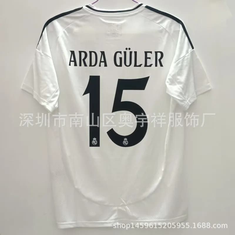 Adidas Real Madrid Home Jersey Arda Güler #15