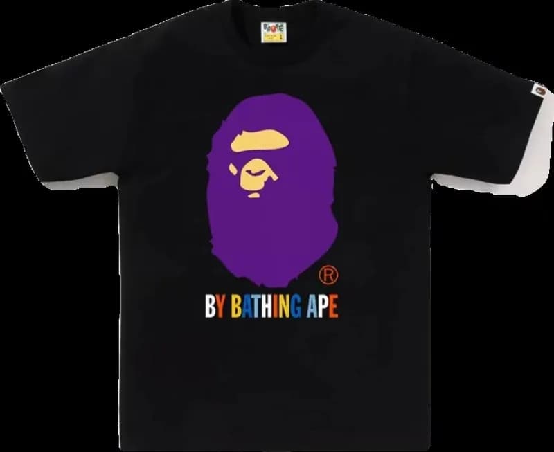 BAPE Ape Head Tee Purple Ape Head