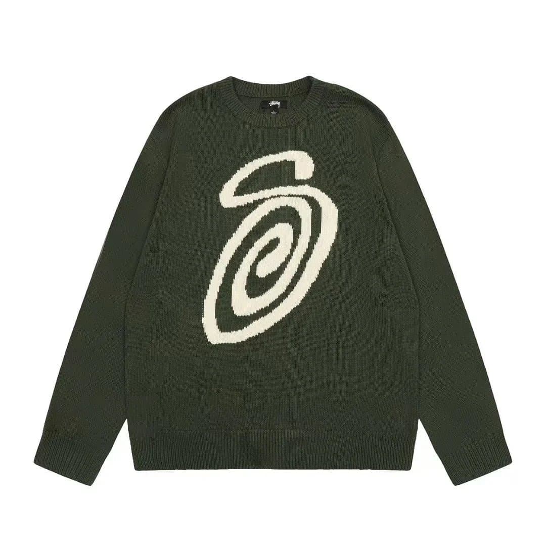 Sp5der Knit Sweater Spiral Logo — 0527002QN