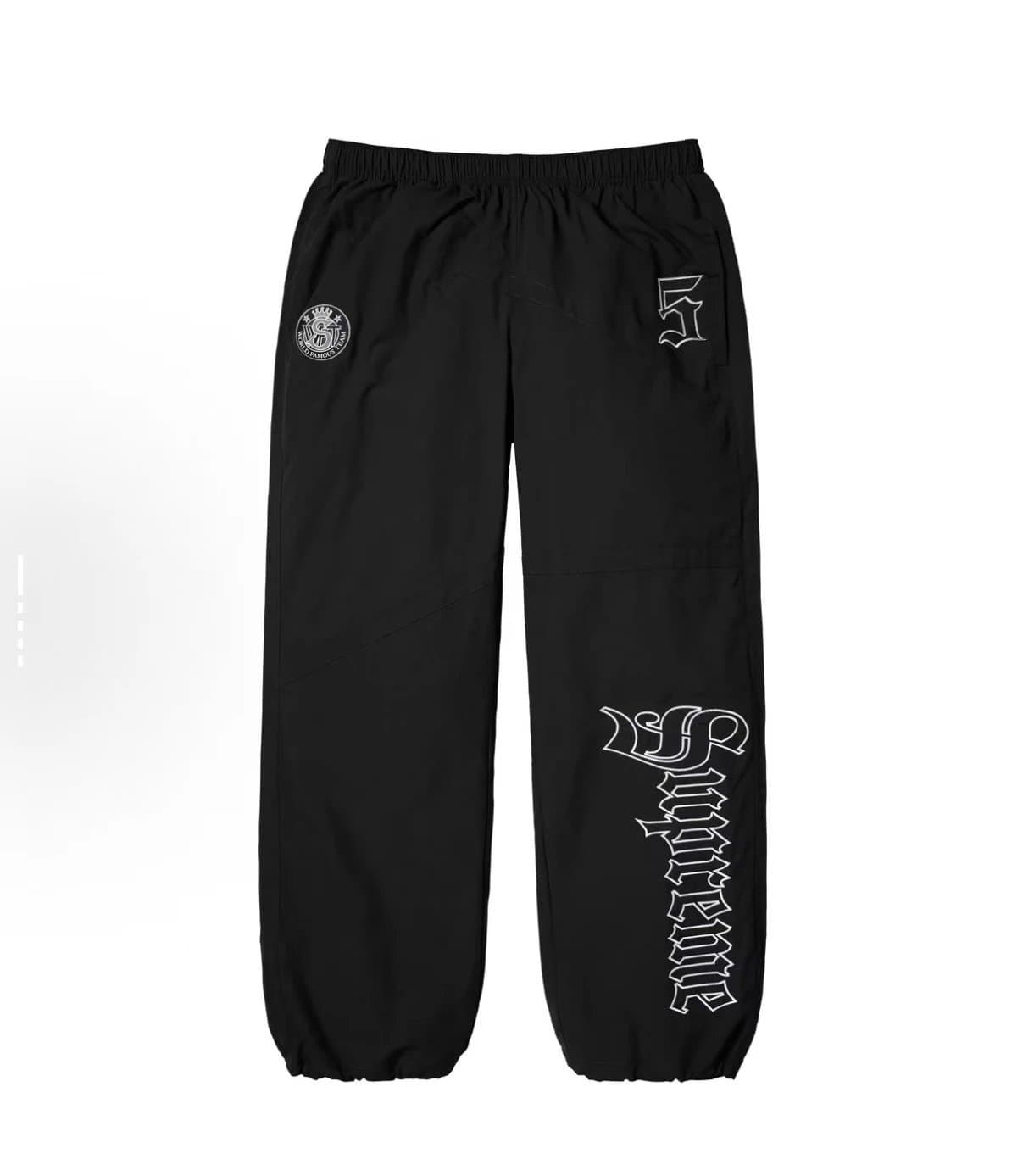 Supreme Track Pants Gothic Logo