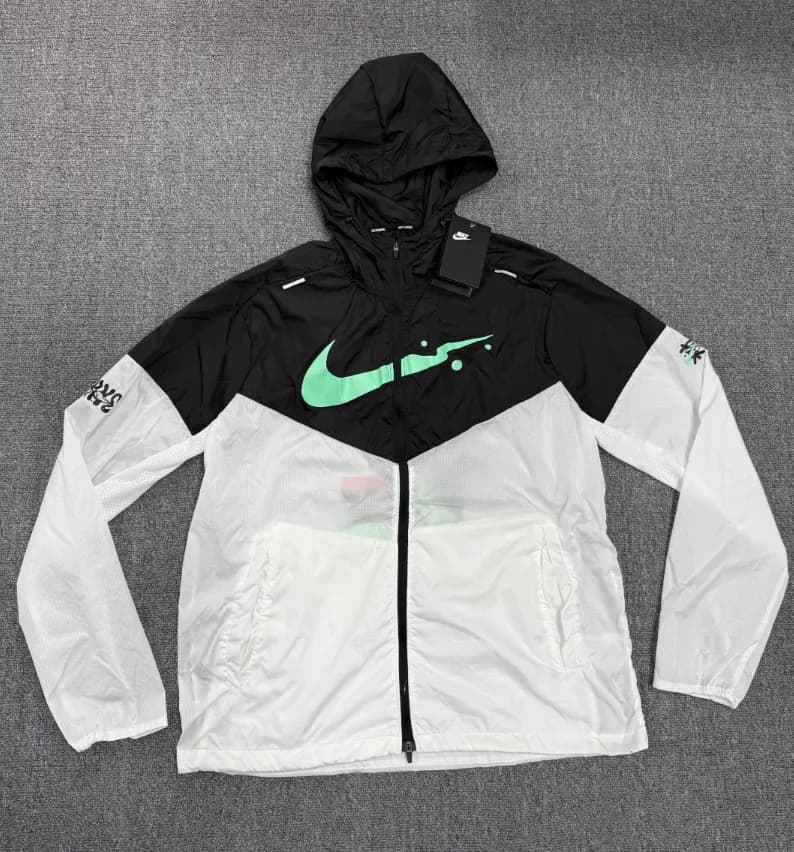 Nike Windrunner Jacket Black/White/Mint Green
