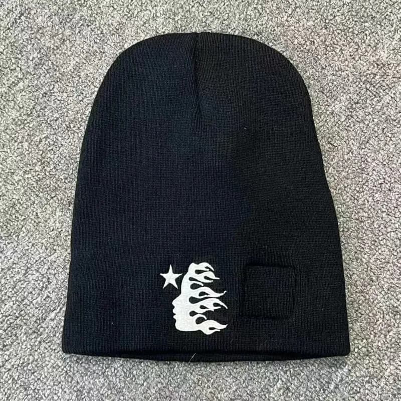 Hellstar Snapback Cap Flame Graphic — 41