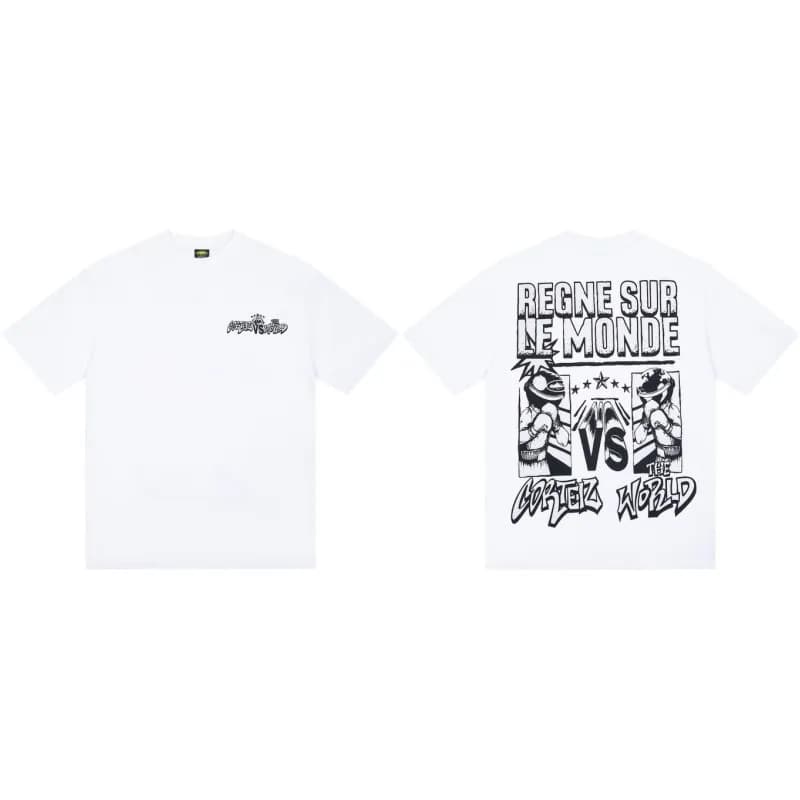 Corteiz Graphic Tee Regne Sur Le Monde Print
