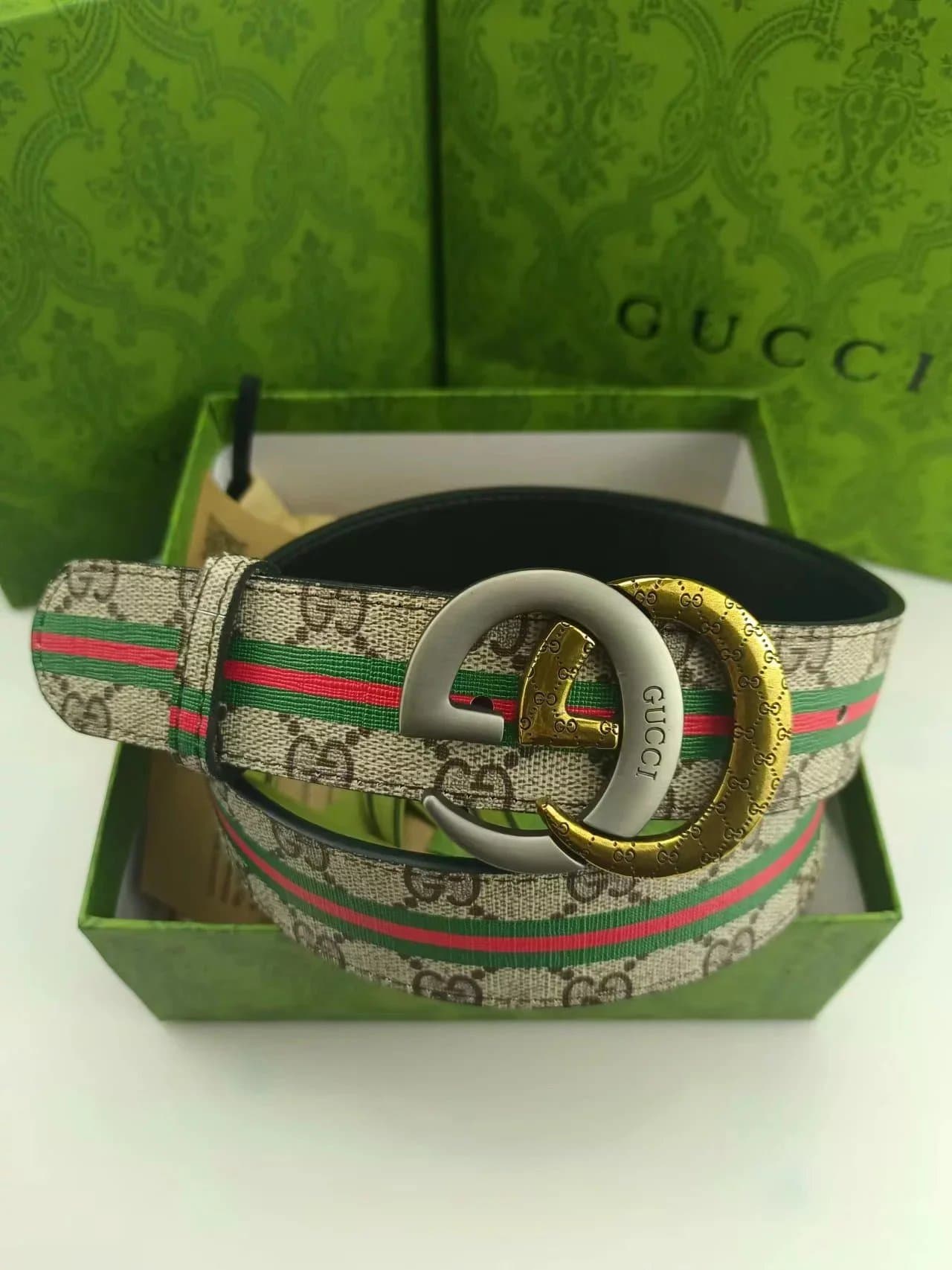 Gucci Horsebit 1955 Belt GG Buckle — 9
