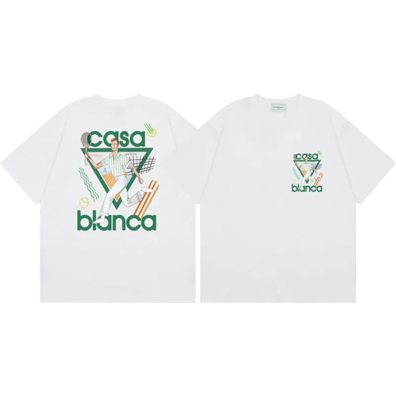 Graphic Tee Tennis Print