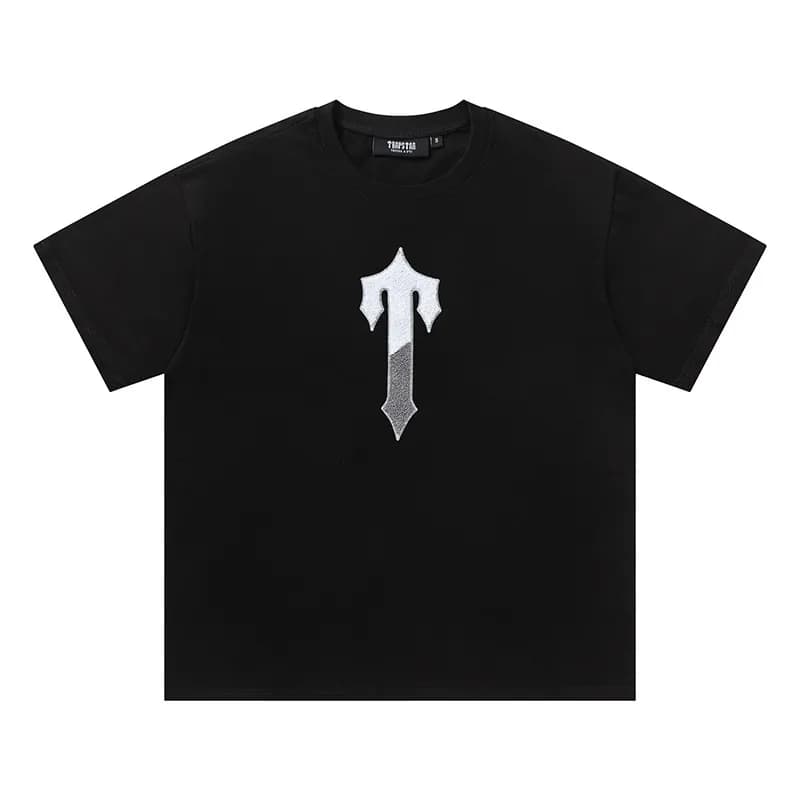 T-Shirt Travis Scott Logo — 734款 黑印白短袖