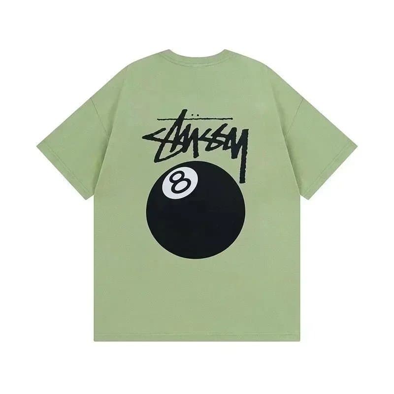 Stüssy Graphic T-Shirt Heart Logo — 010127112-绿色