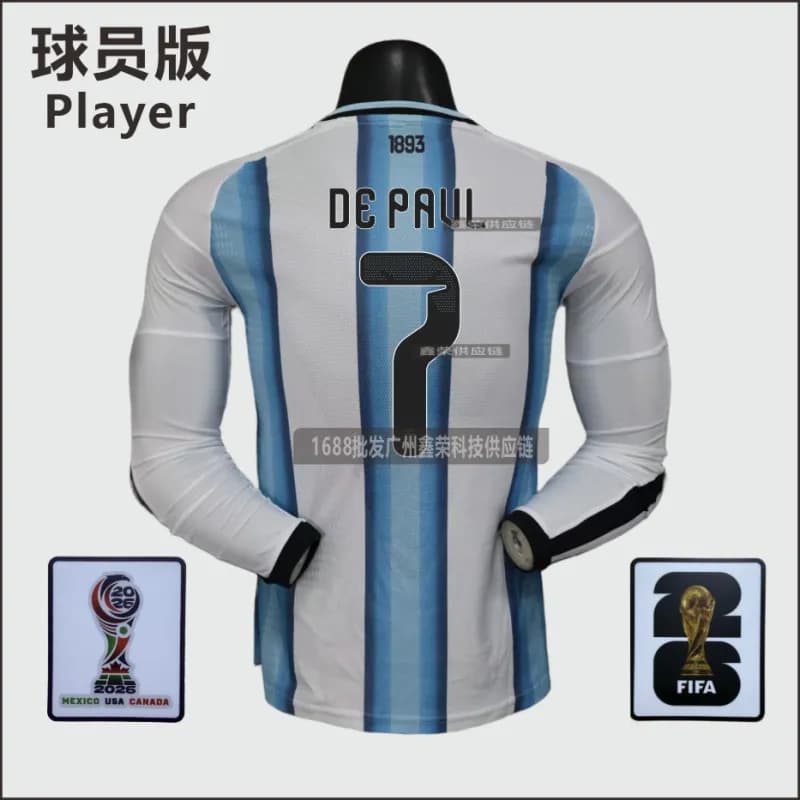 Player Jersey Argentina 2026 World Cup