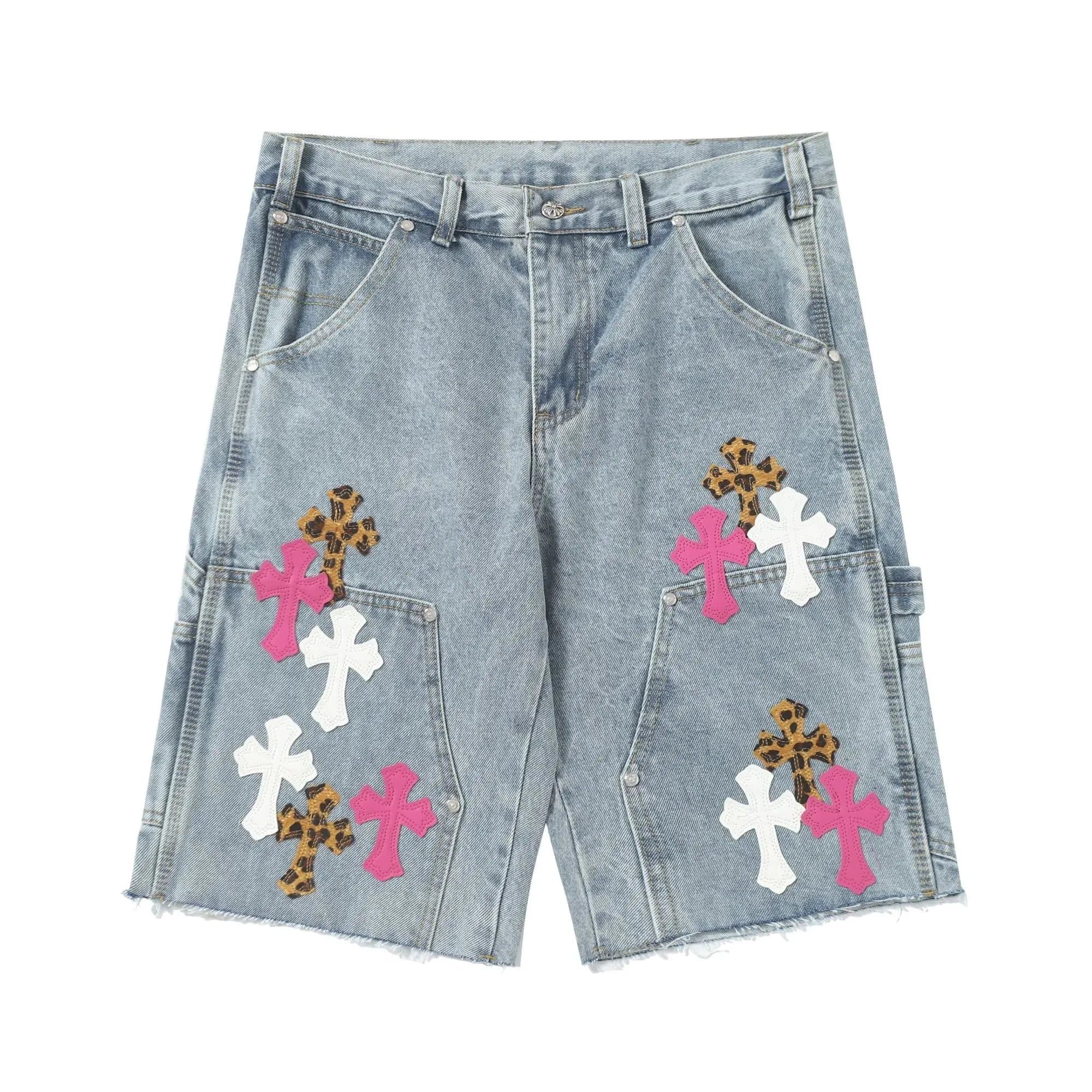 Chrome Hearts Cargo Shorts Cross Patch