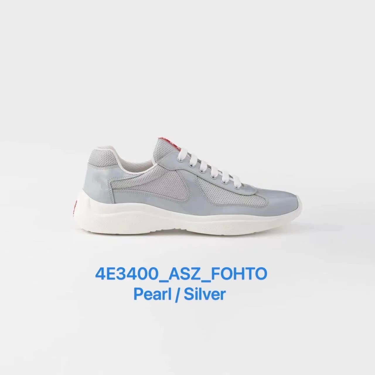 Prada Linea Rossa Sneaker Pearl / Silver
