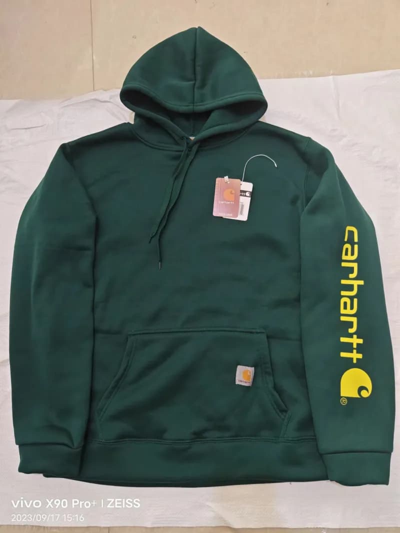 Carhartt Pullover Hoodie Logo Sleeve