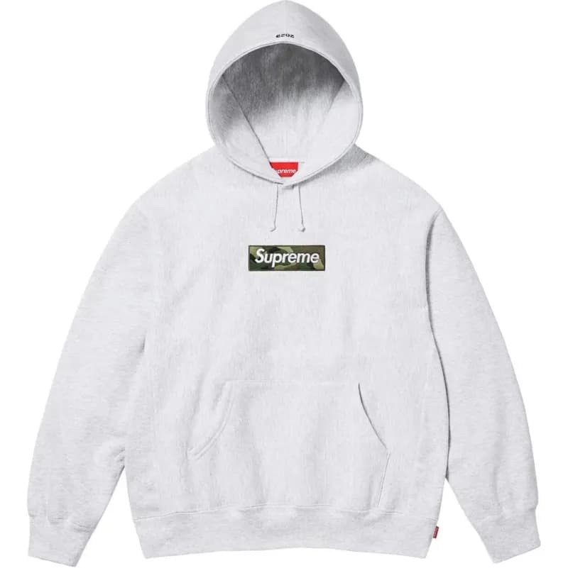 Supreme Crewneck Sweatpants Logo Print — E560 gray