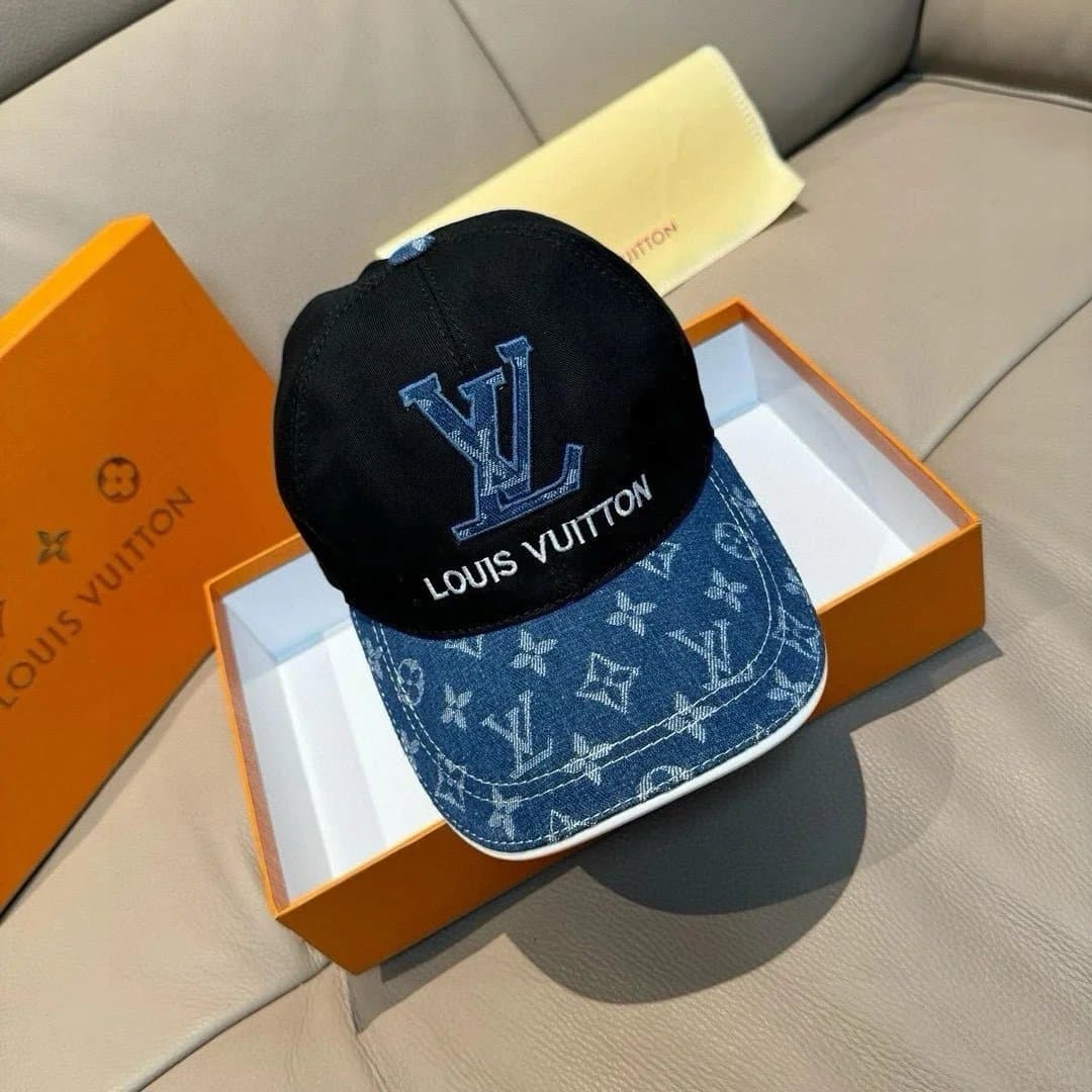 Louis Vuitton Baseball Cap Monogram Denim — 09