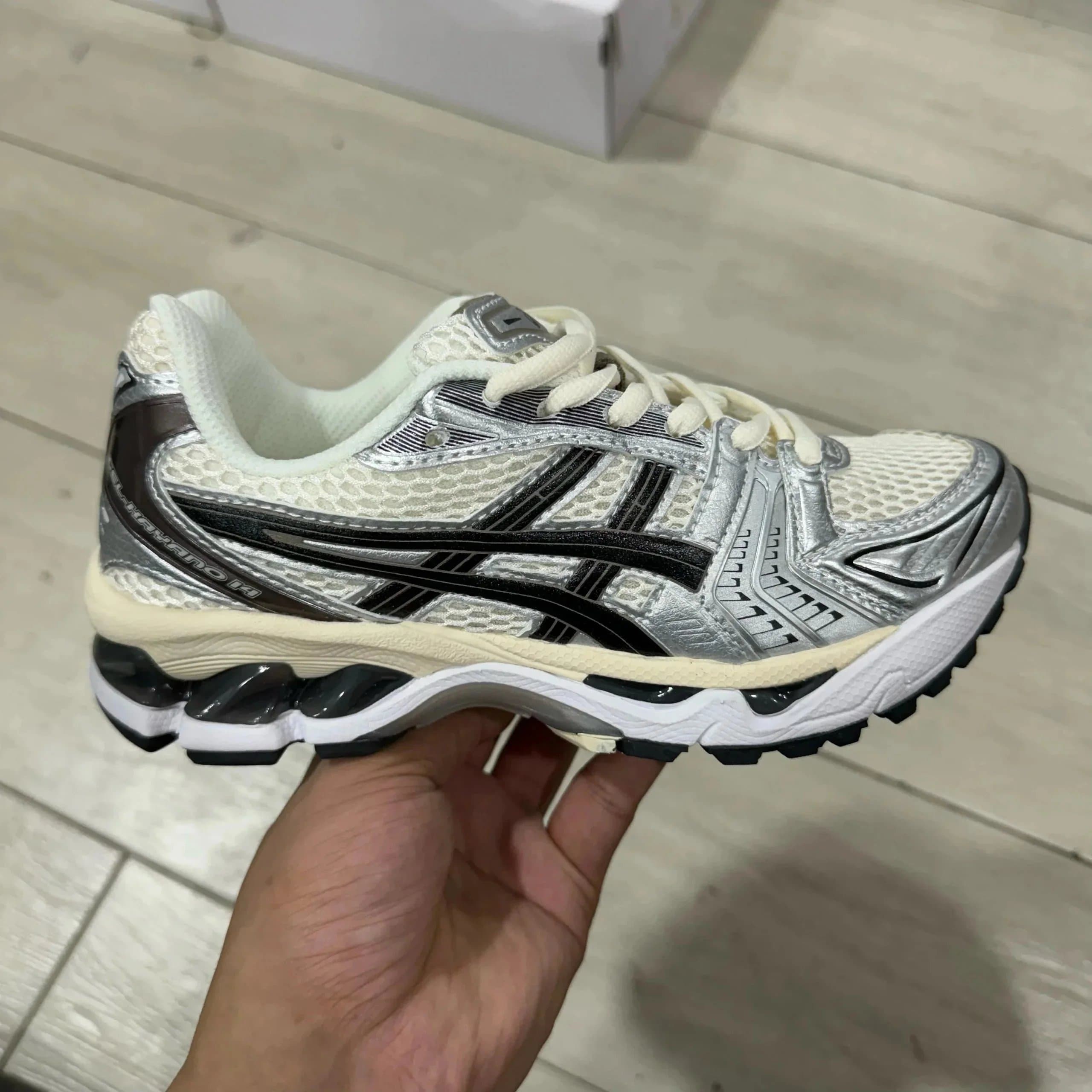 Asics Gel-Kayano 14 Silver Lime — 黑白银A019-108