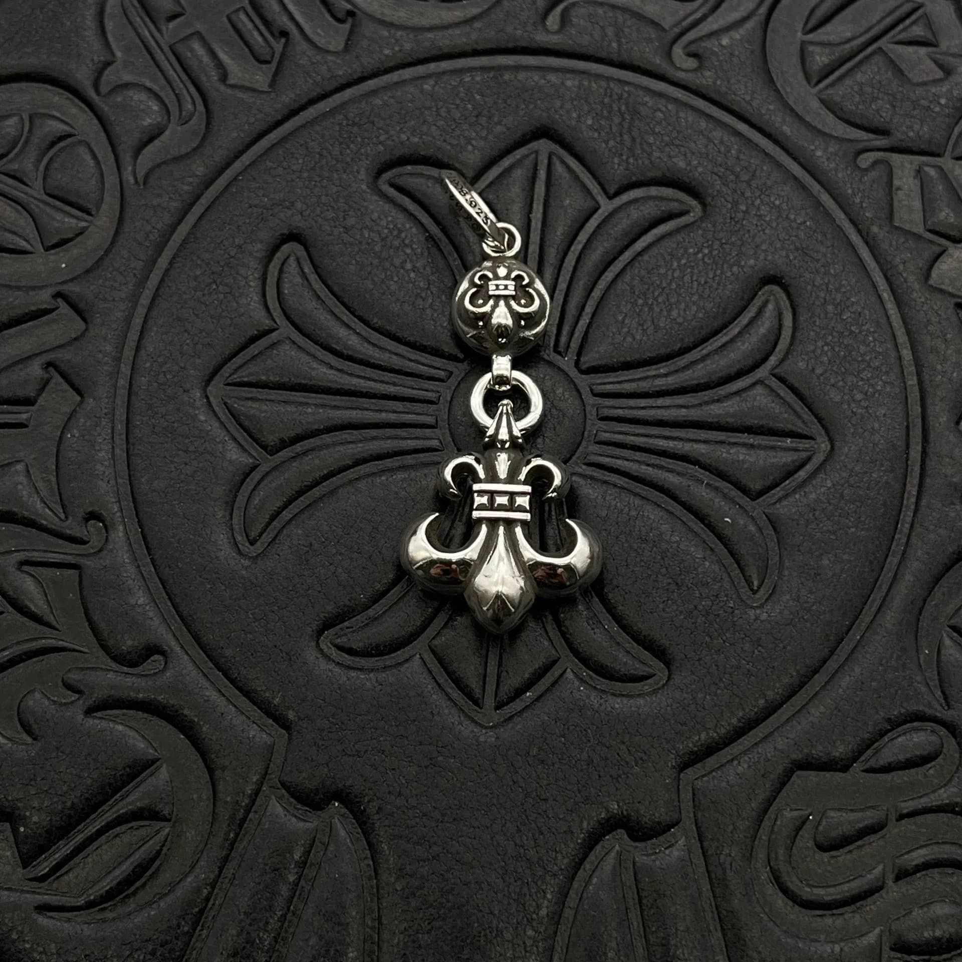 Chrome Hearts Fleur-de-Lis Pendant Sterling Silver