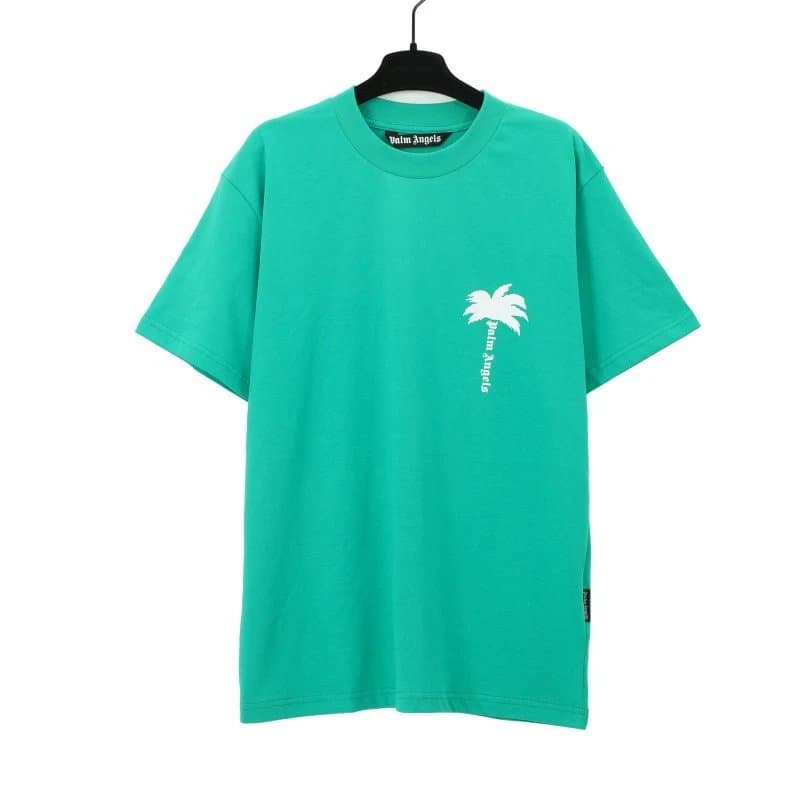 Palm Angels Logo Patch T-Shirt White — 2287  绿色
