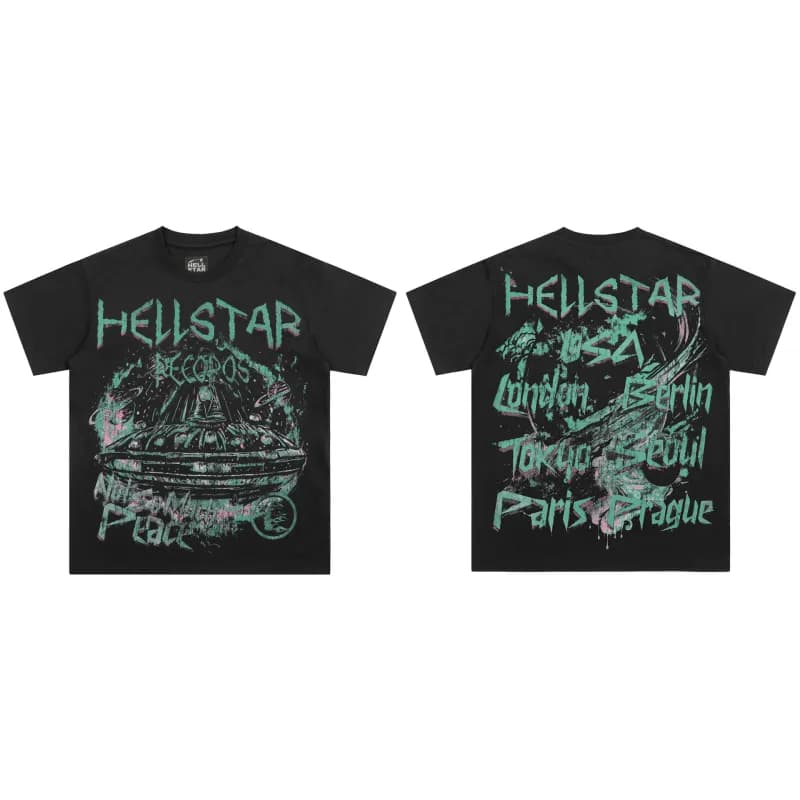 Hellstar Ribcage Tee Skeleton Print — SS1102