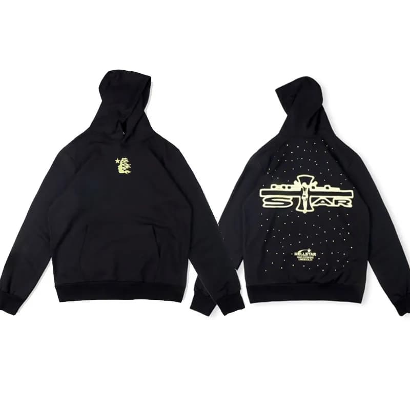 Hellstar Hooded Sweatshirt Flame Logo — 47