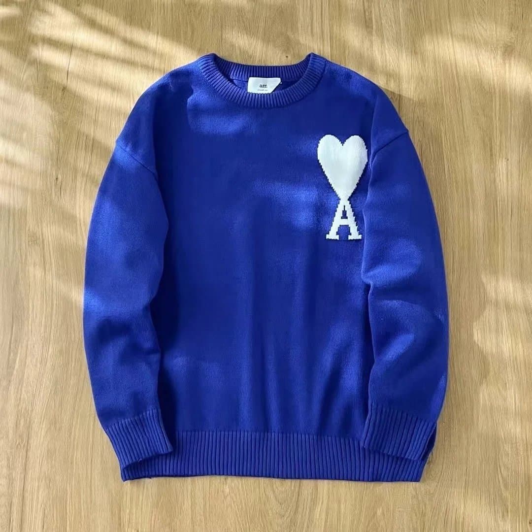 Amiri Knit Sweater Heart Logo