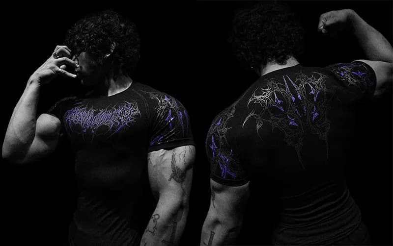 Broken Planet Graphic Tee Dark Metal Print