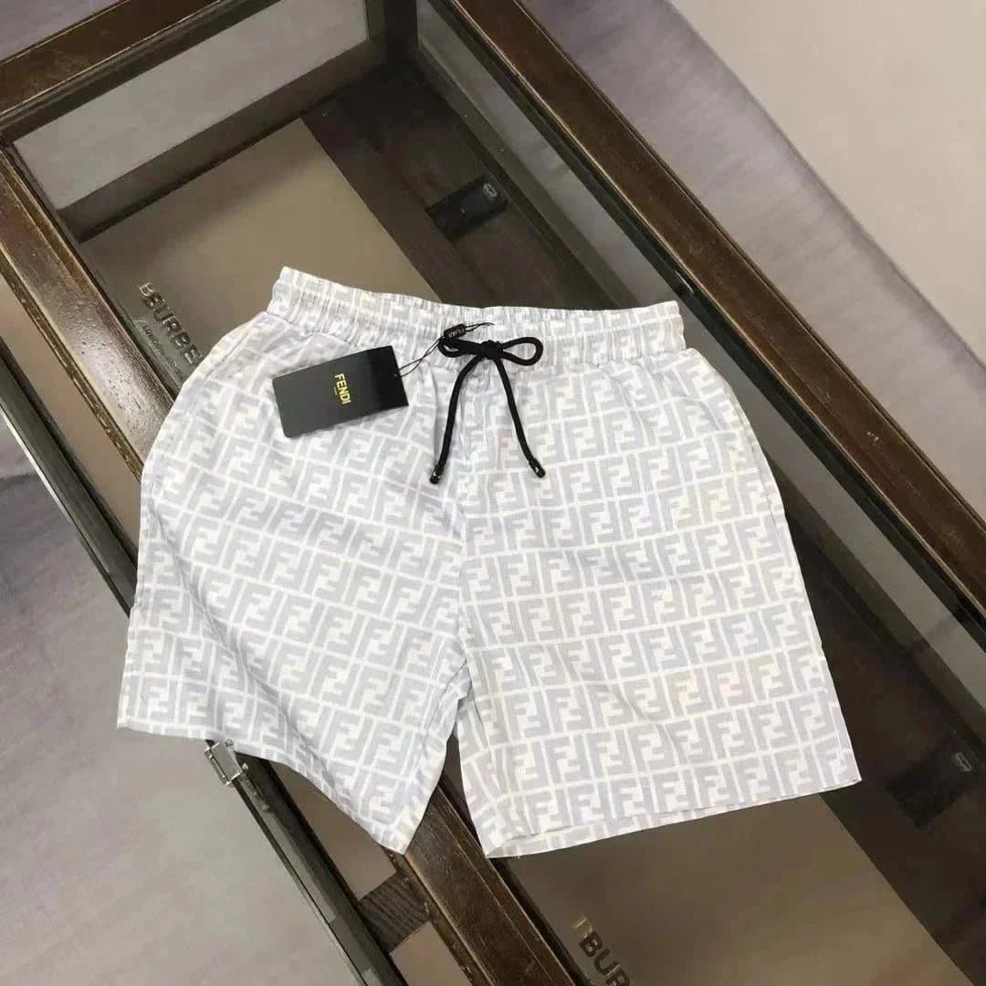 Fendi FF Logo Swim Shorts Monogram Print