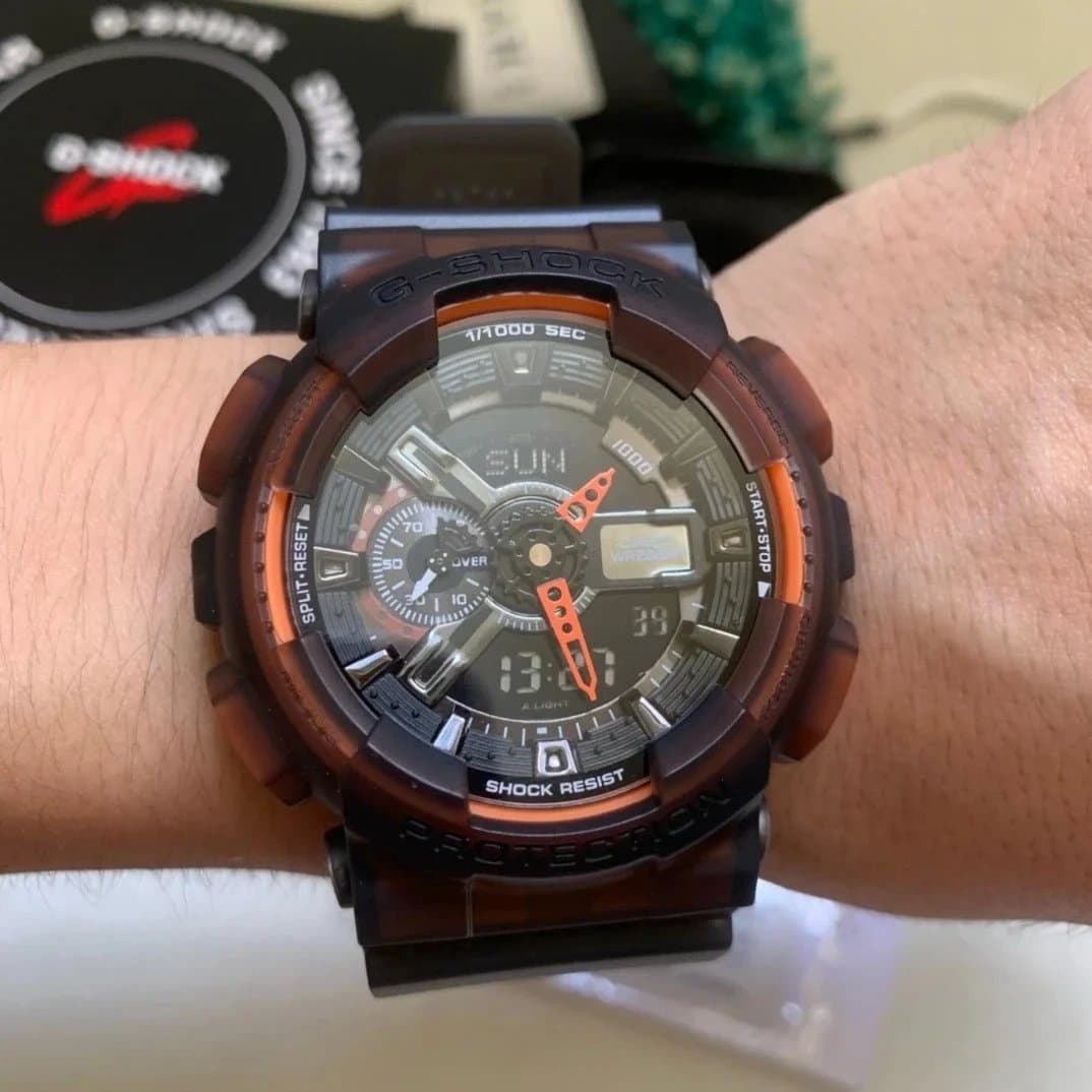 Casio G-Shock GA-110 White Blue Red — 28