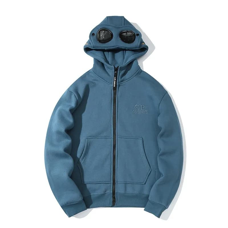 C.P. Company Goggle Hoodie Embroidered Logo
