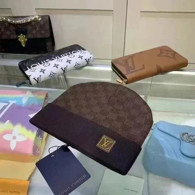 Louis Vuitton Beanie Monogram Canvas — Brown