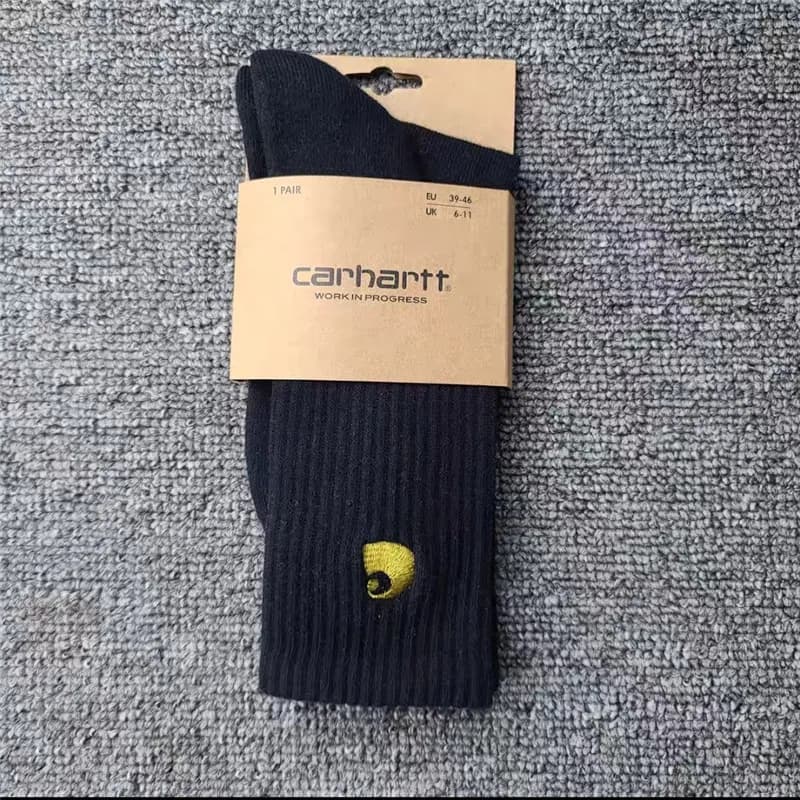 Carhartt Ribbed Sock Logo Embroidery