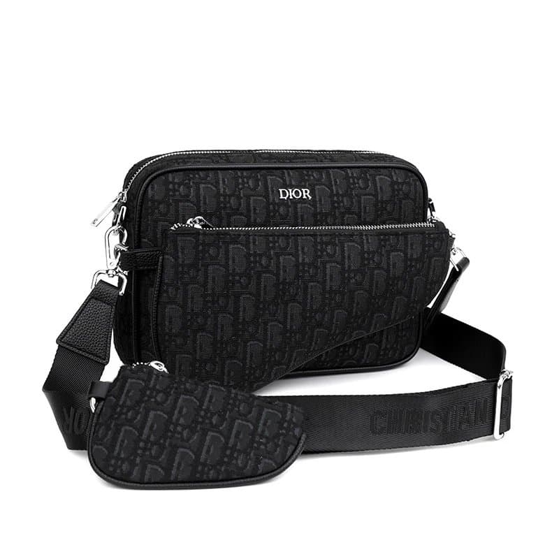 Dior B22 Crossbody Bag Monogram Canvas — QS07