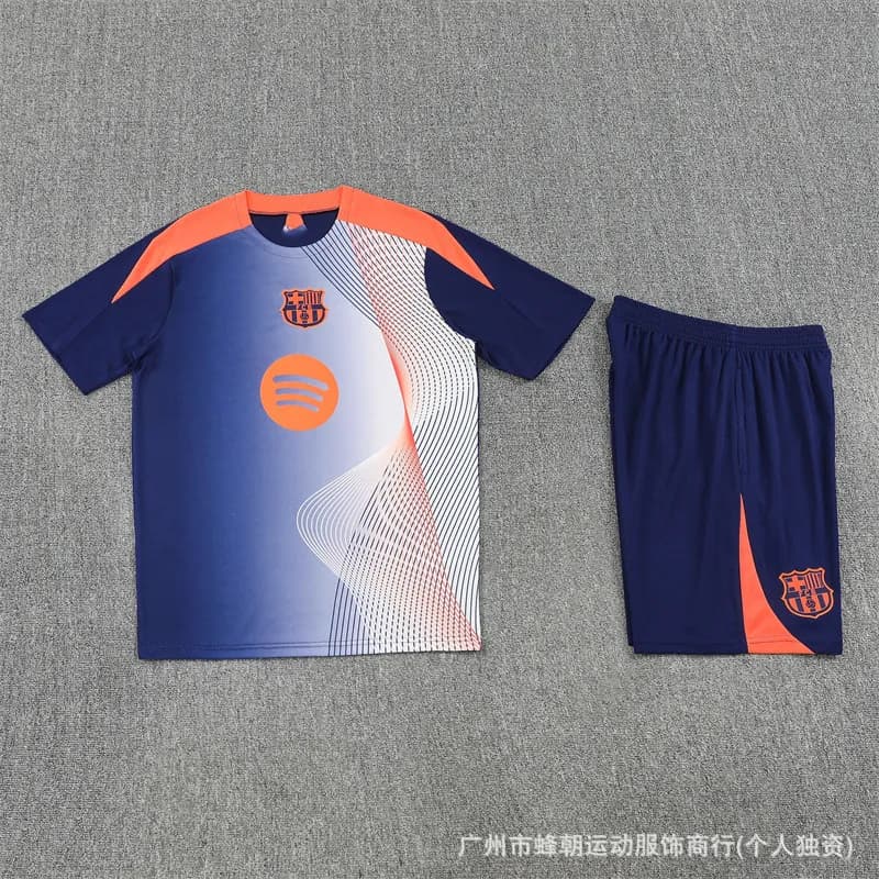 Adidas Real Madrid Training Set Comic Print — 2526 short sleeve bar★Sapphire blue 2