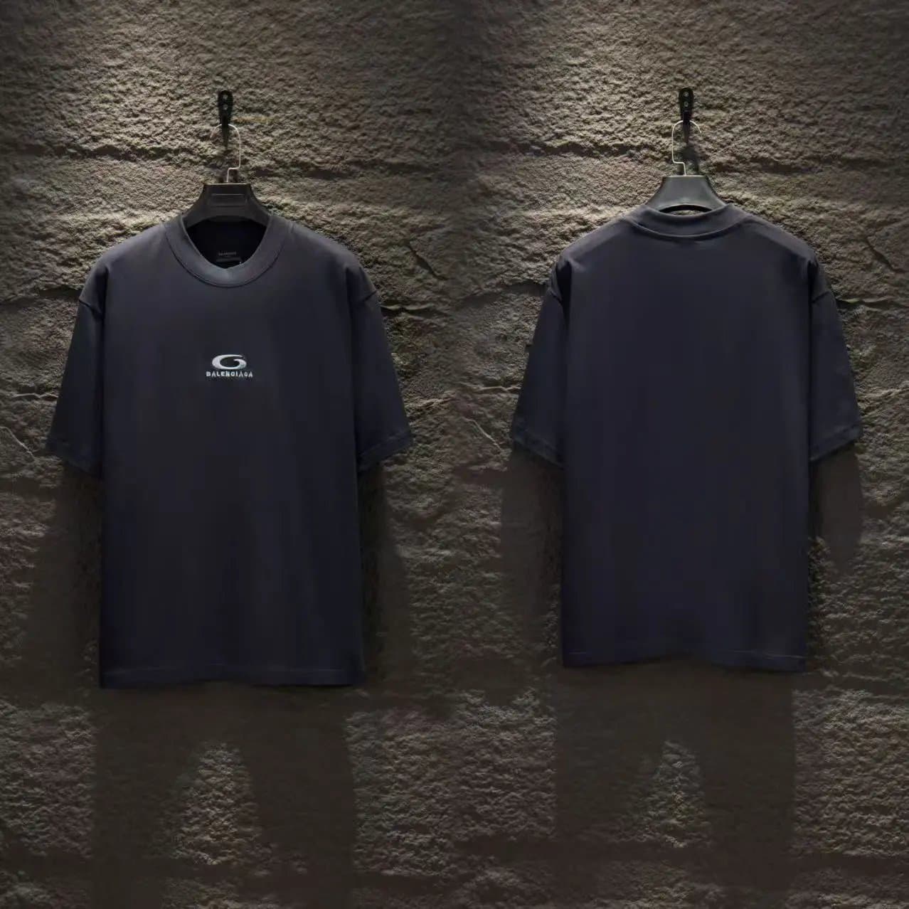 Balenciaga Logo T-Shirt Oversized Script — 57