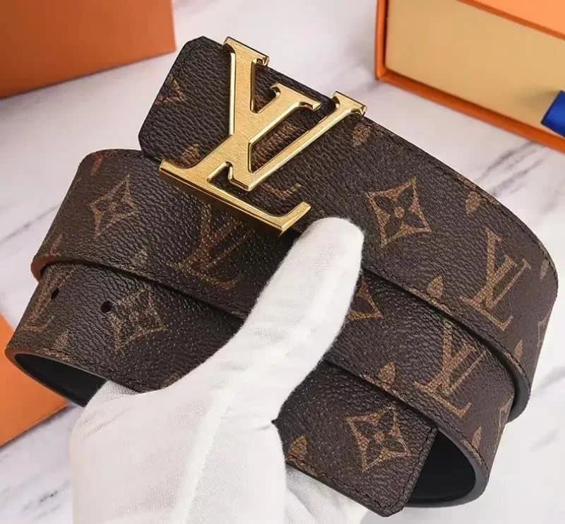 Louis Vuitton LV Initiales Belt Monogram Eclipse — C-1金标