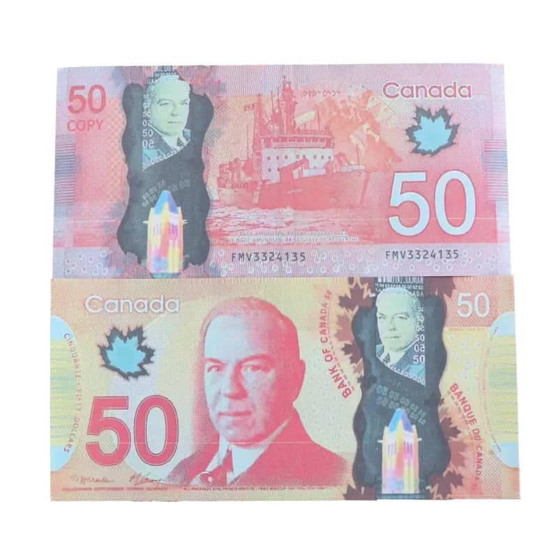 50 CAD Banknote Copy Art Print