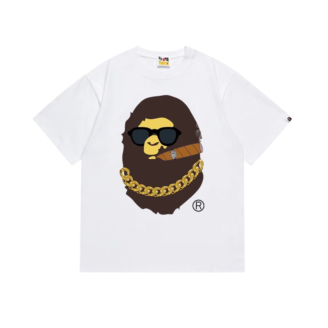 BAPE Ape Head Tee Gangster Ape