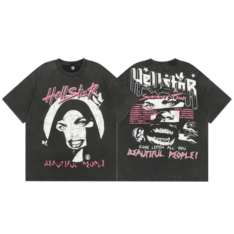 Graphic Tee The Future Is Hellstar — 【280优质量】DY15（黑色）