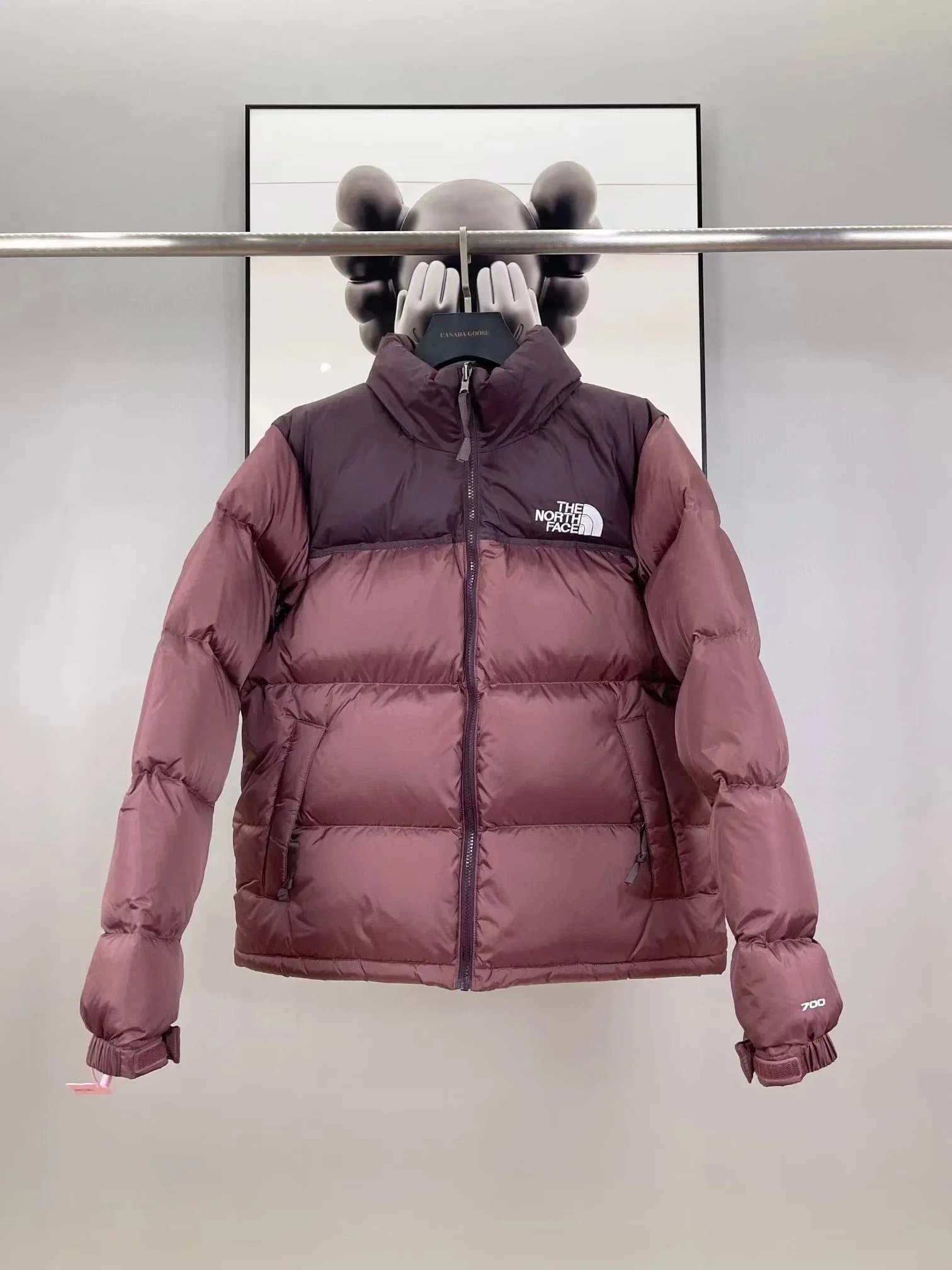 The North Face Nuptse Jacket Gradient Logo Print — 8