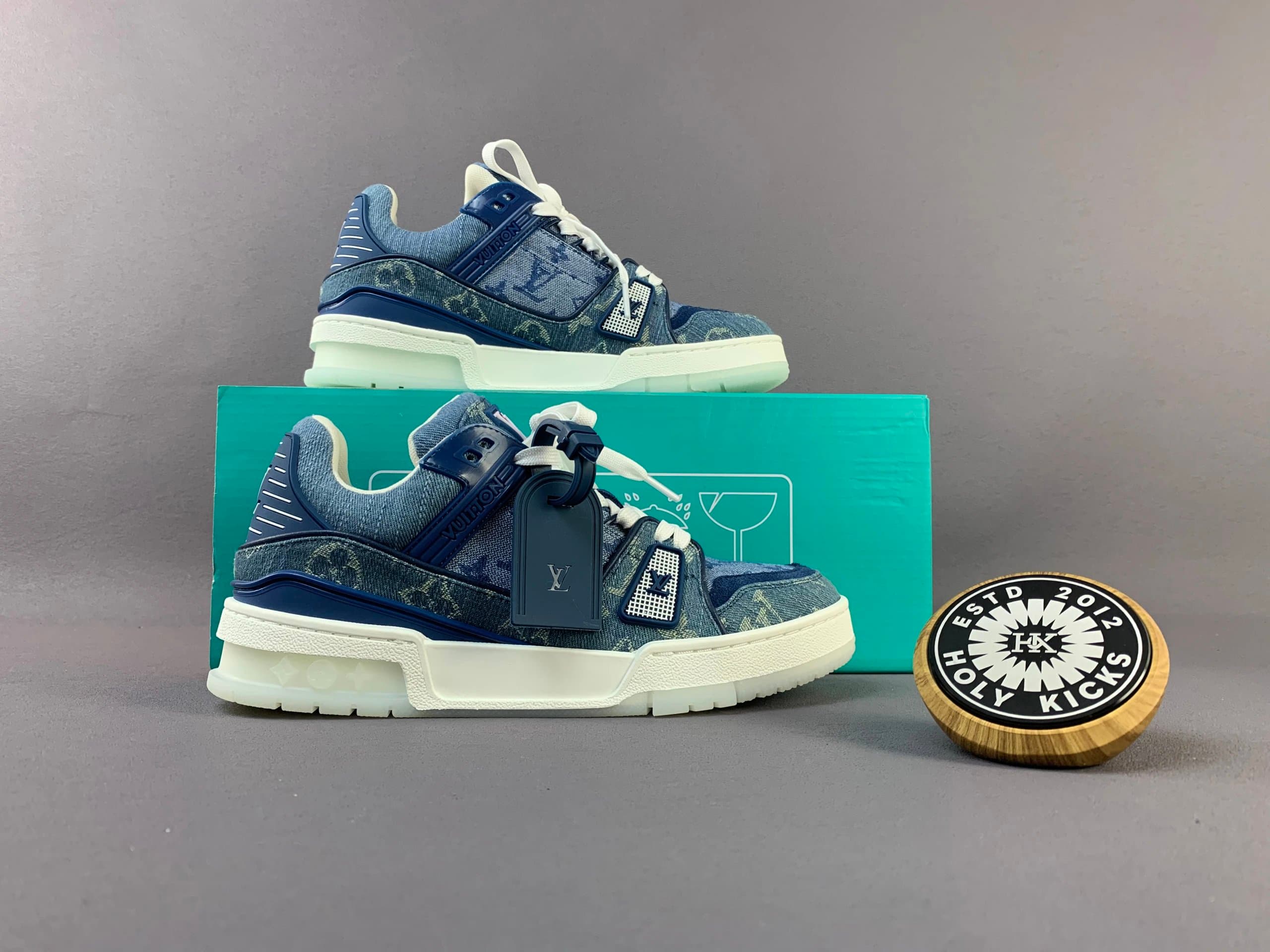 Louis Vuitton LV Trainer Denim Monogram