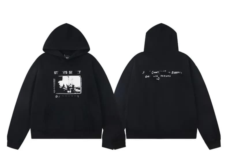 Pleasures Zip-Up Hoodie Revo Silver Graphic — ER846
