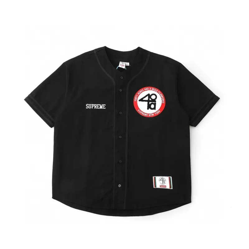 Supreme × '47 Baseball Jersey Forty Acres and a Mule Filmworks