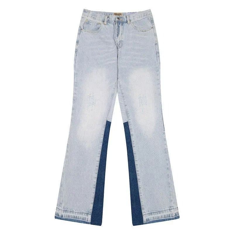 Gallery Dept. Flared Jeans Distressed Grey — 5