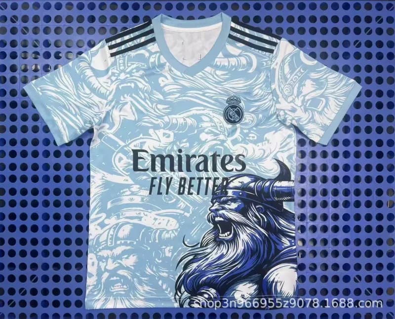 Adidas Real Madrid Away Jersey Viking Graphic